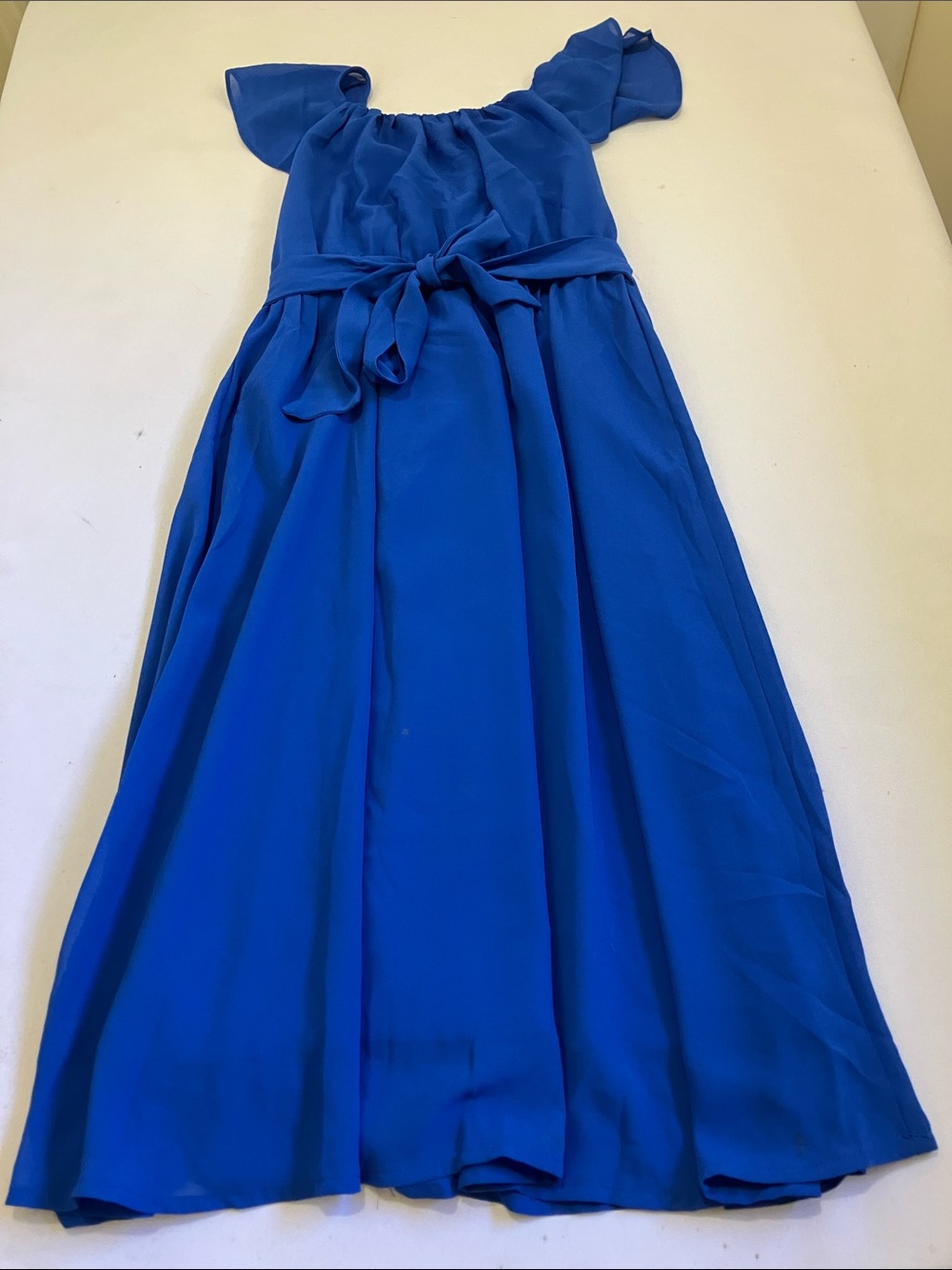 Grace Karin Royal Blue Girls Formal Long Jr Bridesmade Dress with Sash